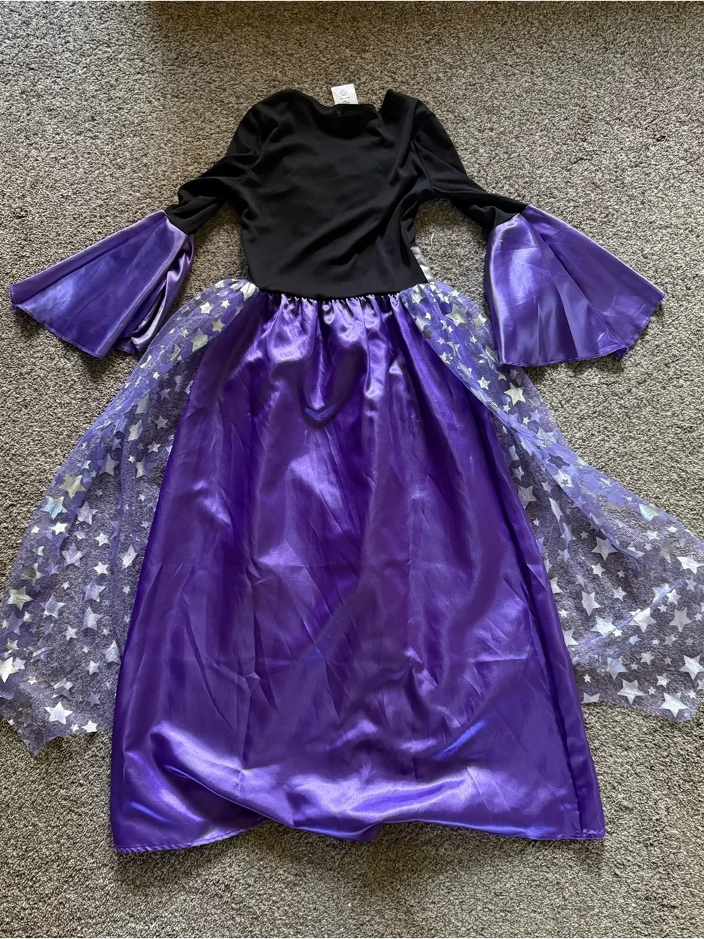 Target Purple and Black Star Witch Costume Dress - Picture 6 of 13
